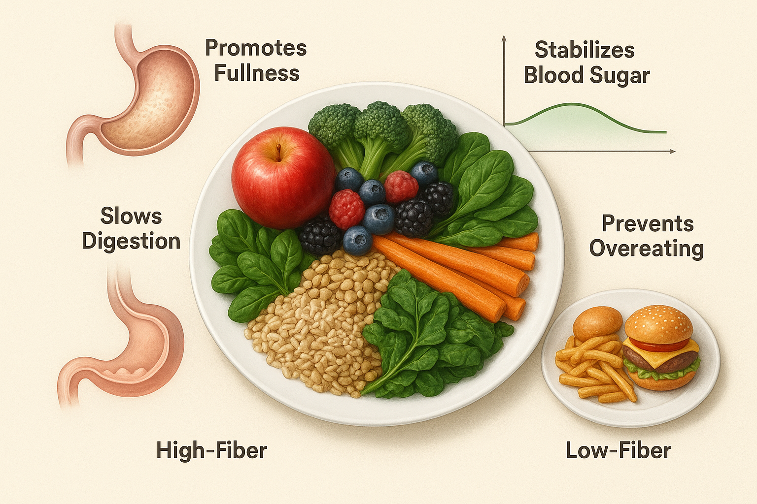 The Role of High-Fiber Foods in Managing Hunger and Preventing Overeating
